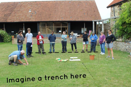 Imagine a trench